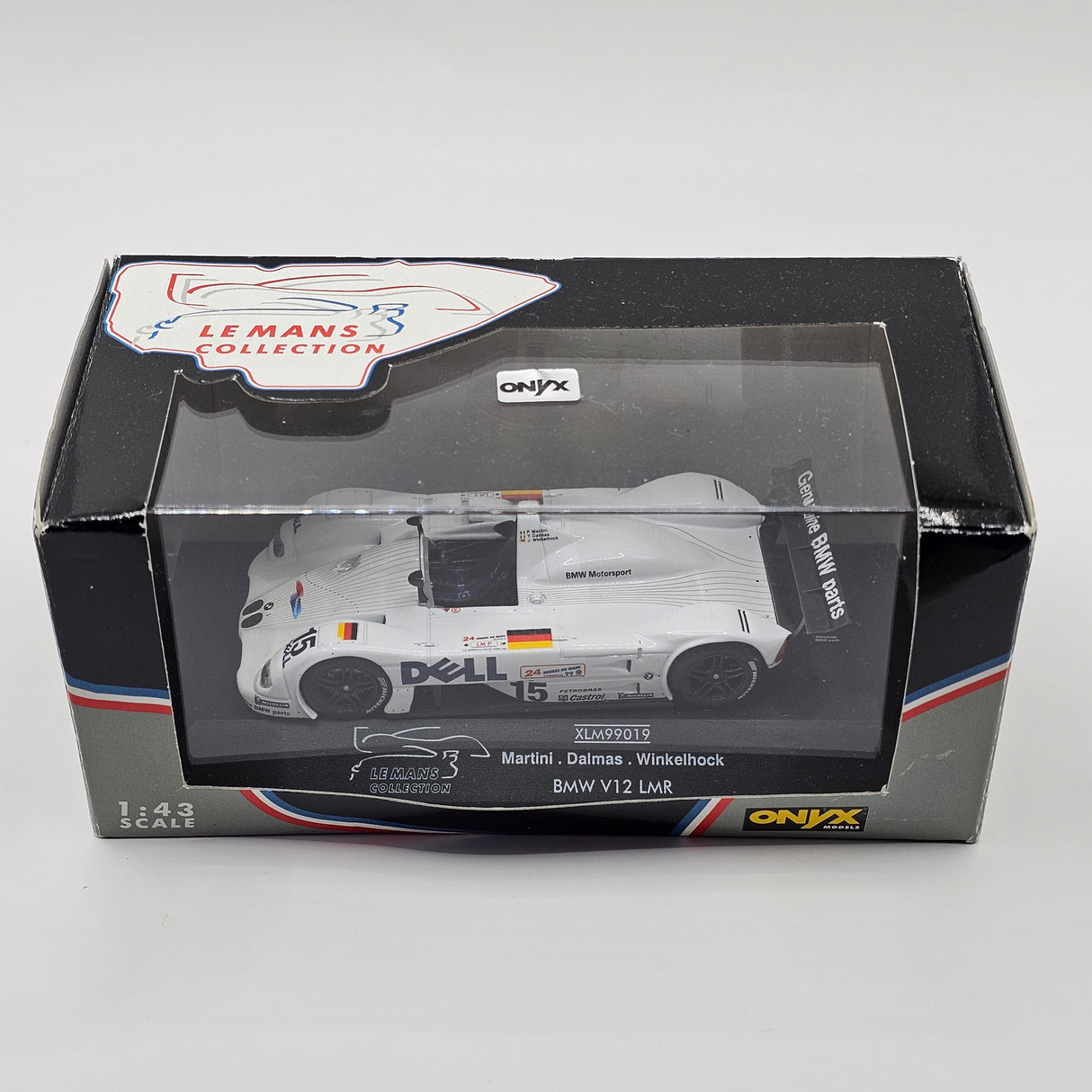 Onyx BMW V12 LMR #15 Team BMW Motorsport 24Hrs Le Mans Winner 1999 1/43 Scale