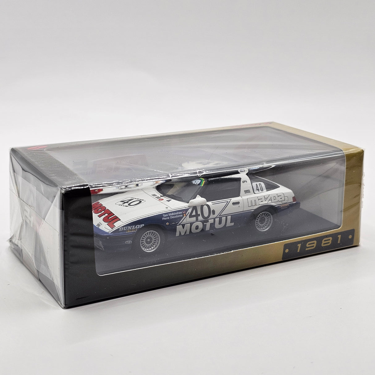 Spark Mazda RX-7 #40 Mazda Motul TWR Team Winner 24Hrs Spa 1981 1/43 Scale
