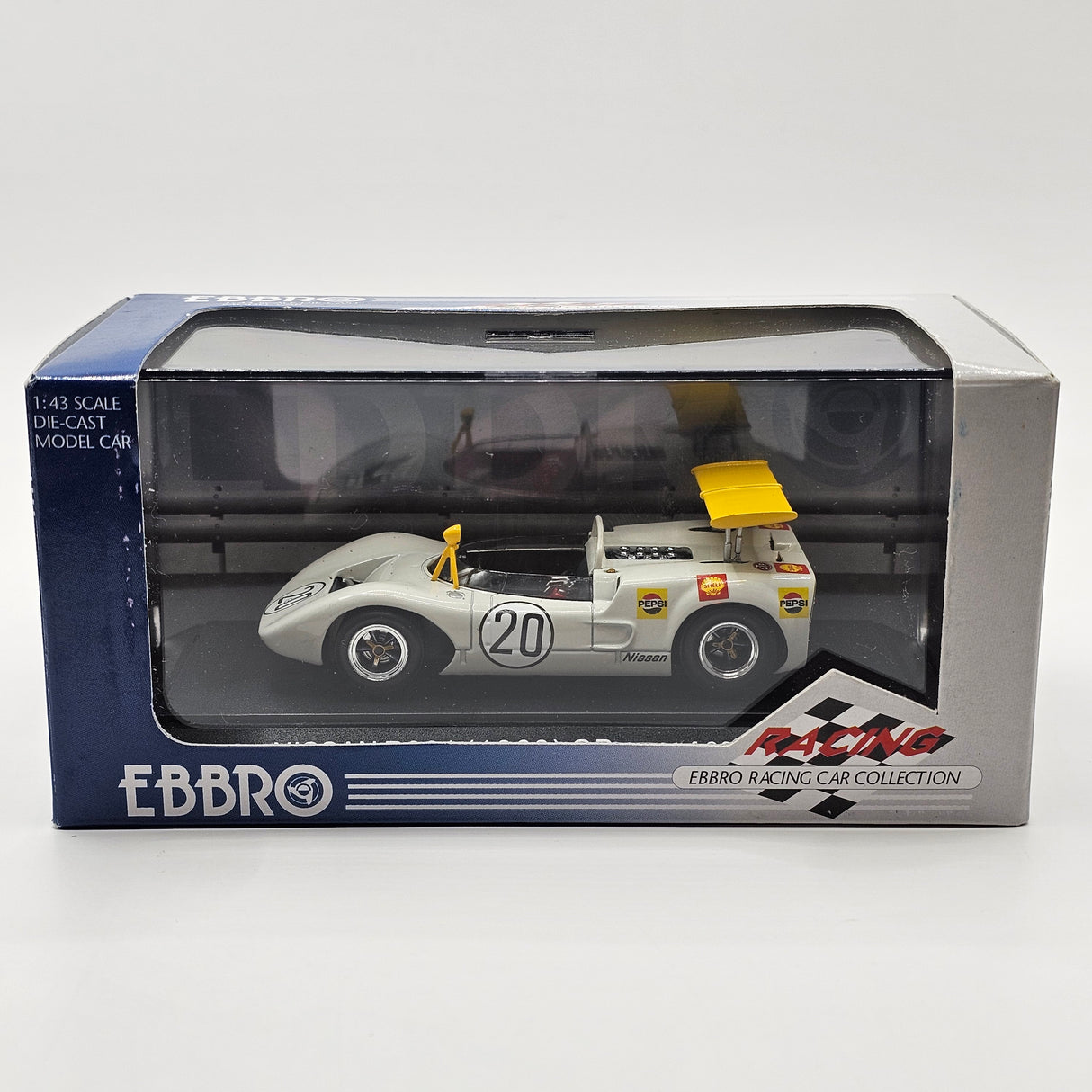 EBBRO Nissan R381 #20 Nissan Motor Co. 1968 Japan Grand Prix (GP race) 1/43 Scale