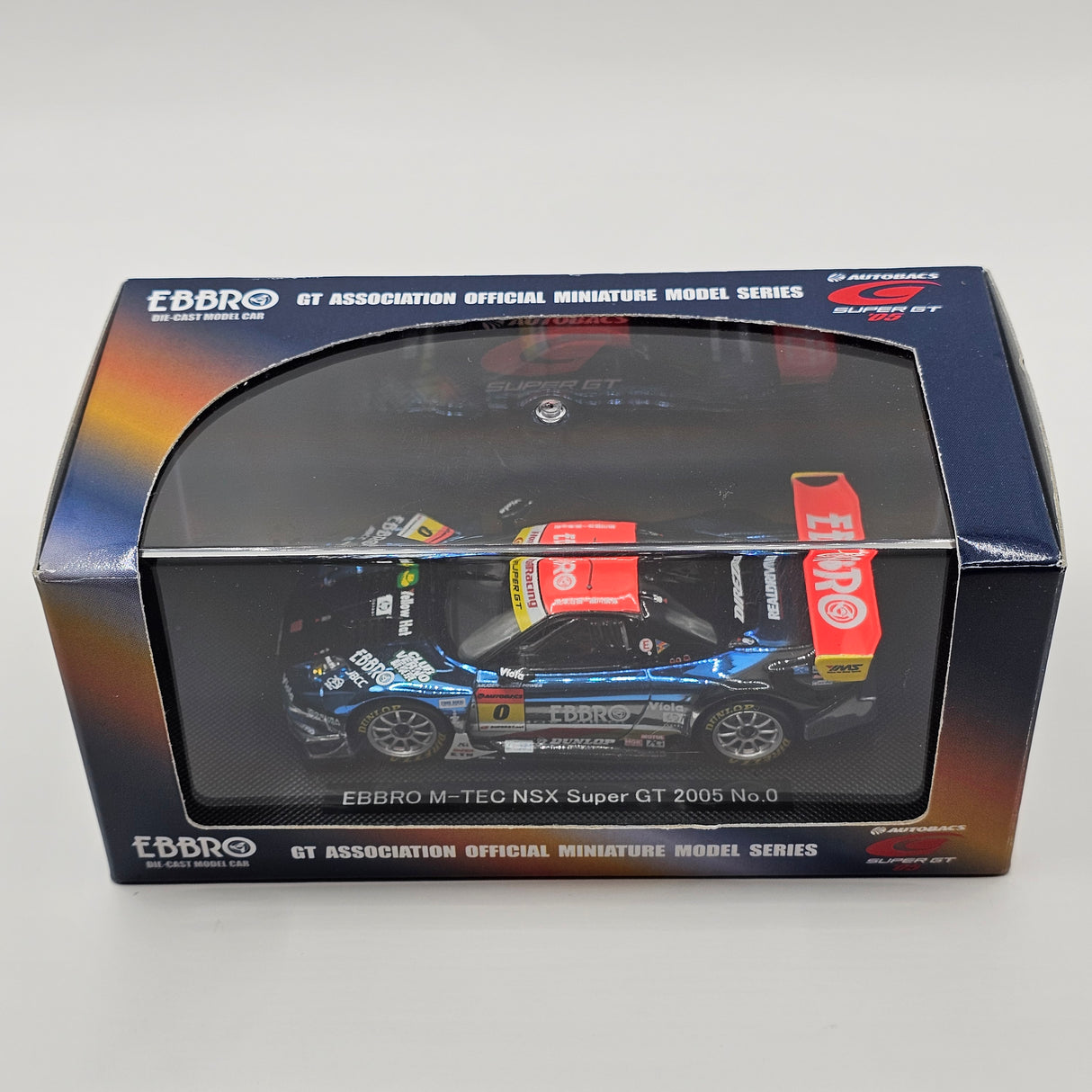 EBBRO Honda NSX #0 M-Tec Sport Super GT GT300 2005 1/43 Scale