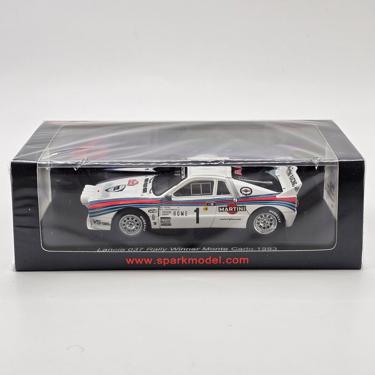 Spark Lancia 037 Rally #1 W.Röhrl Winner Monte Carlo Rally 1983 1/43 Scale S9108