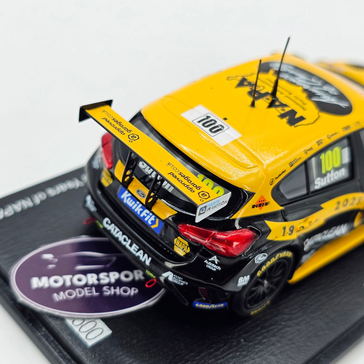 Spark Ford Focus BTCC #100 Ashley Sutton Brands Hatch Indy 2025 1/43 Scale UK041