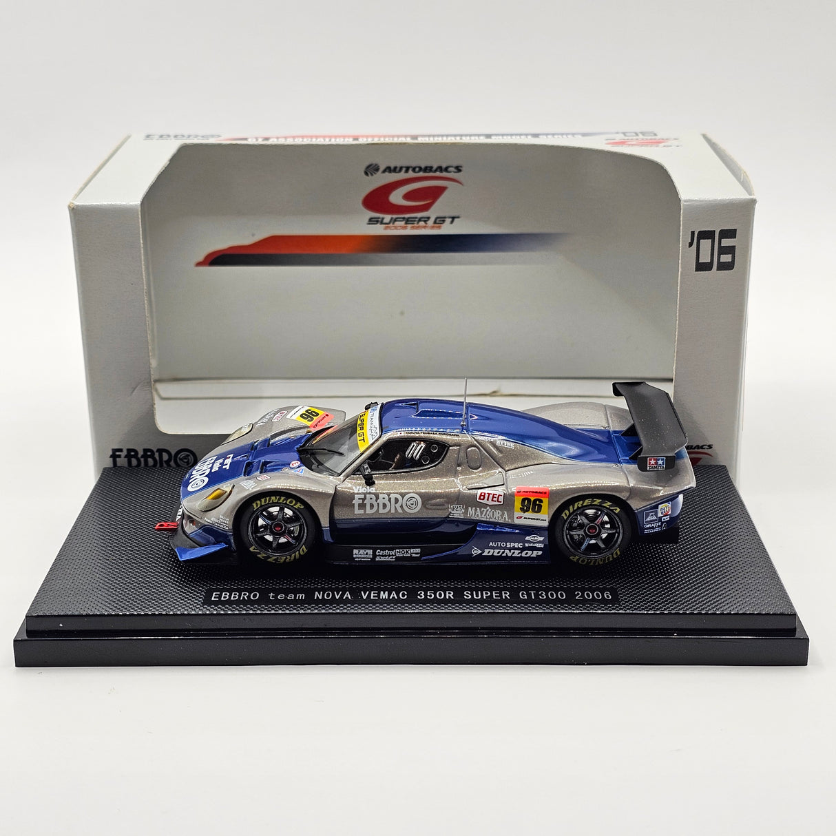 EBBRO Vemac RD350R #96 Ebbro Team Nova Super GT 2006 GT300 1/43 Scale