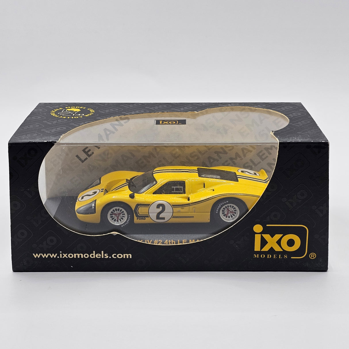 IXO Ford Mark IV #2 Ford Motor Company Shelby American Le Mans 1967 1/43 Scale