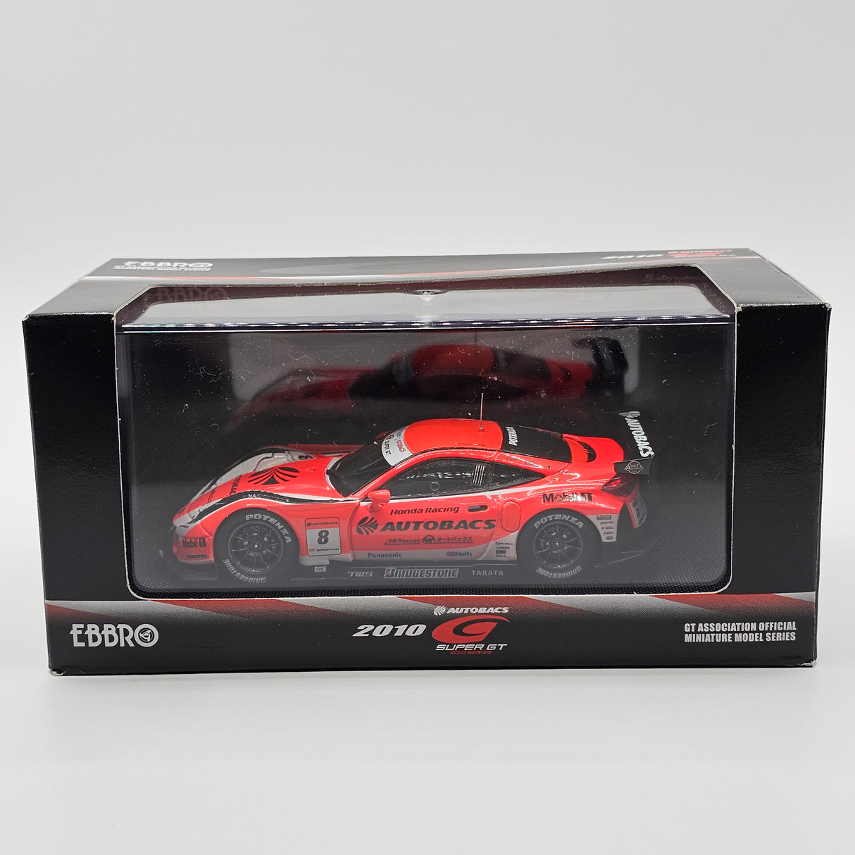 EBBRO Honda HSV-010 #8 Autobacs Racing Team Aguri Super GT GT500 2010 1/43 Scale