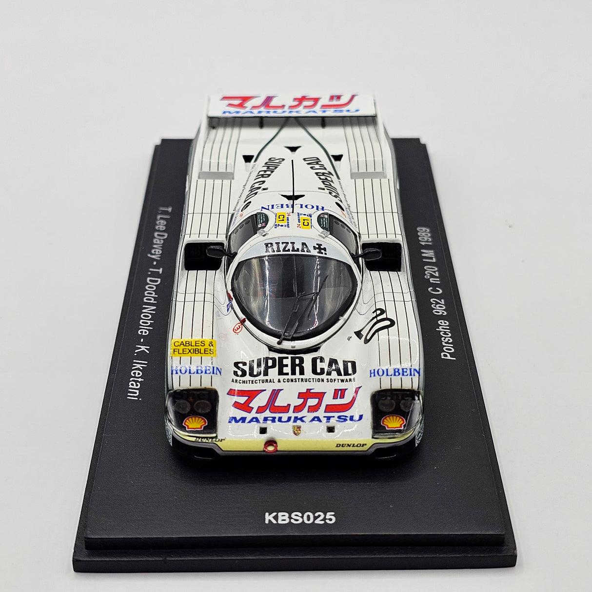 Spark Porsche 962C No.20 Team Davey Le Mans 1989 1/43 Scale KBS025