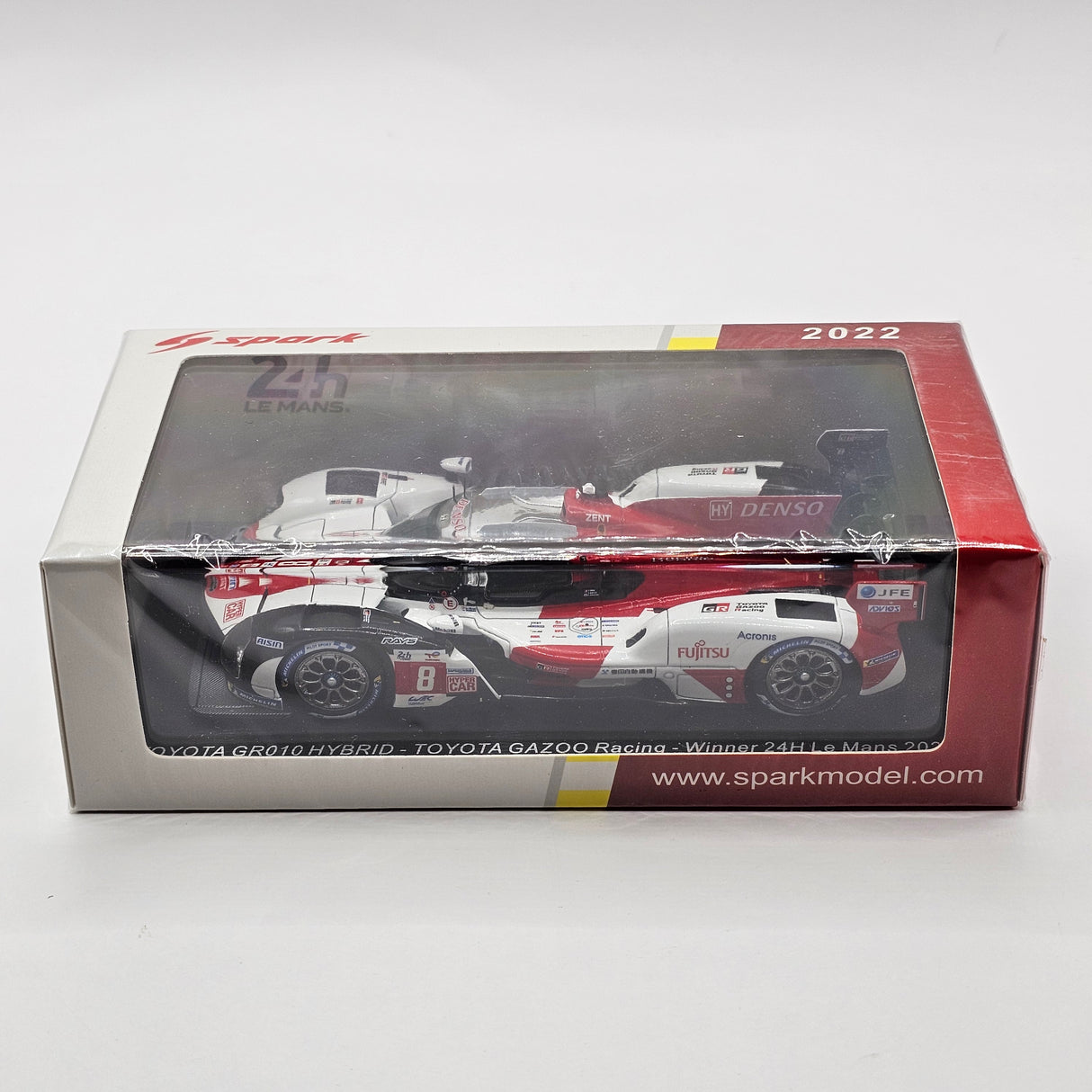 Spark Toyota GR010 Hybrid #8 Gazoo Racing Winner 24Hrs Le Mans 2022 1/43 Scale