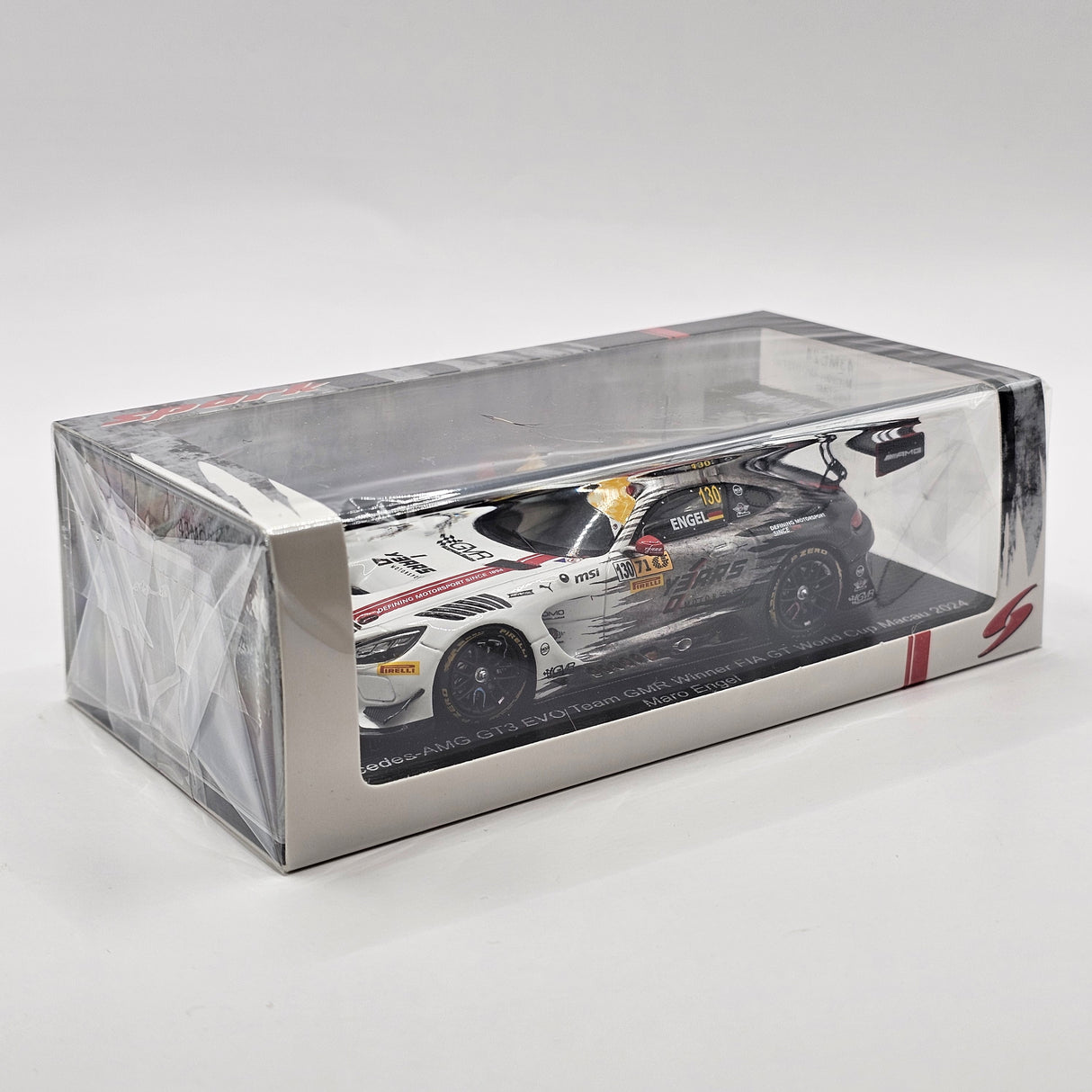Spark Mercedes-AMG GT3 Evo #130 GMR Winner FIA GT Macau 2024 1/43 Scale 43MC24