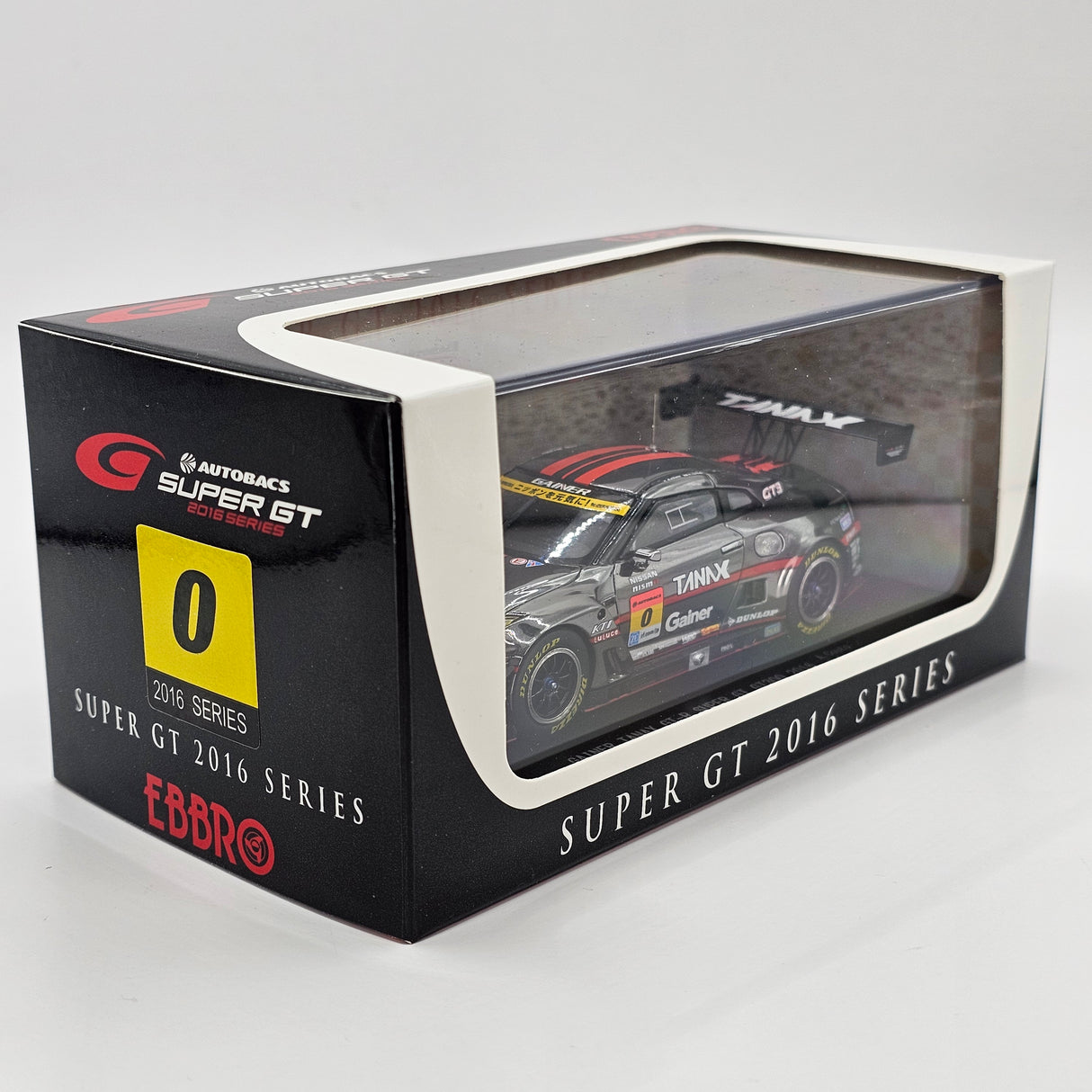 EBBRO Nissan GT-R GT3 GT300 #0 GAINER Super GT 2016 1/43 Scale