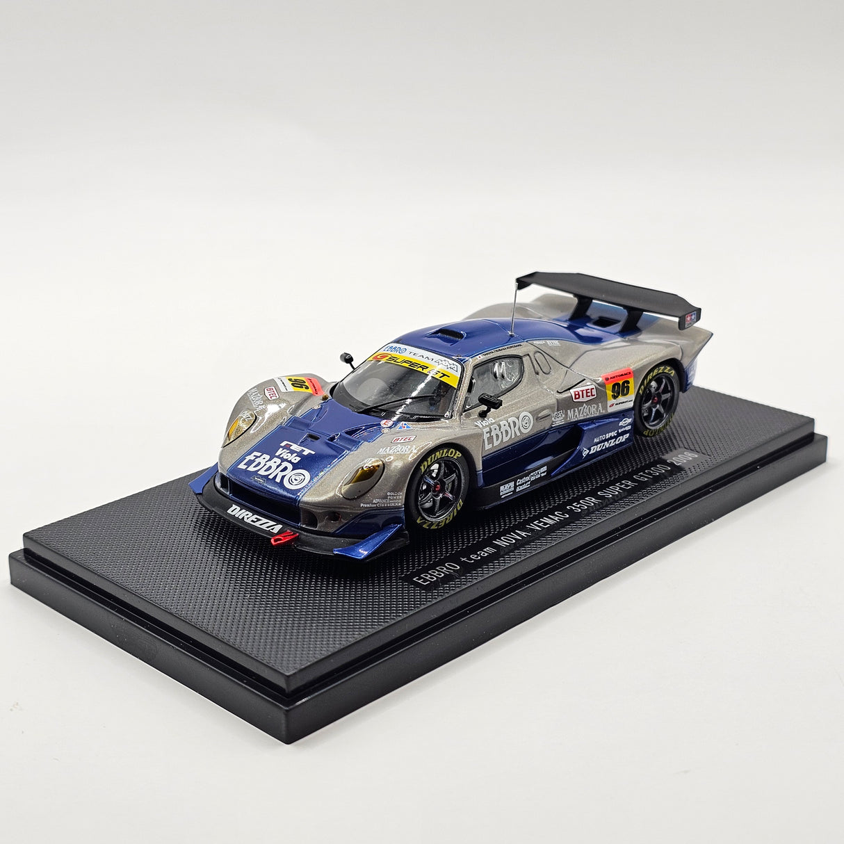 EBBRO Vemac RD350R #96 Ebbro Team Nova Super GT 2006 GT300 1/43 Scale