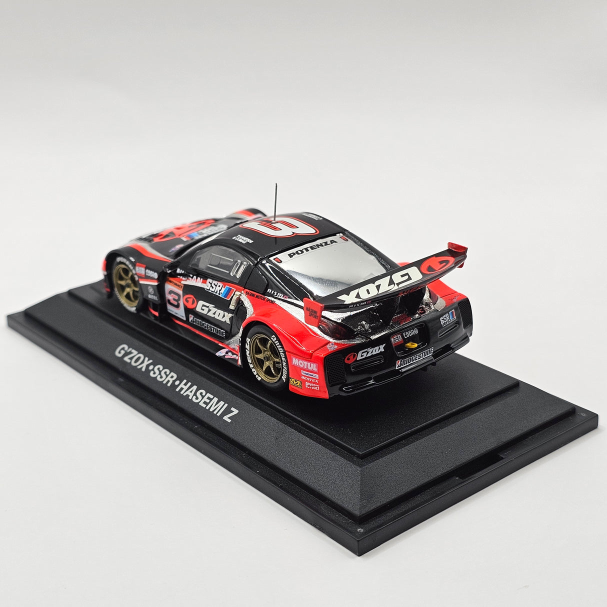 EBBRO Tomica Nissan Z #3 G'Zox Hasemi Motorsport JGTC GT500 2004 1/43 Scale