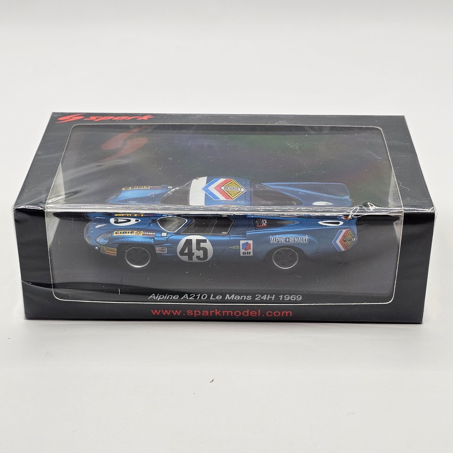 Spark Alpine A210 #45 Société des Automobiles Alpine Le Mans 1969 1/43 Scale