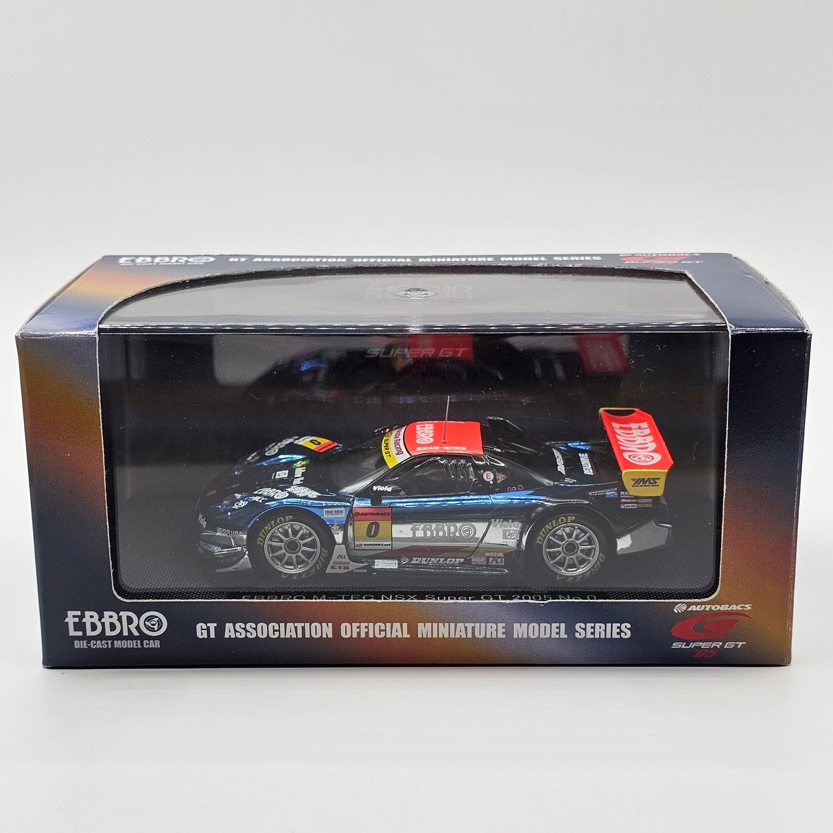 EBBRO Honda NSX #0 M-Tec Sport Super GT GT300 2005 1/43 Scale