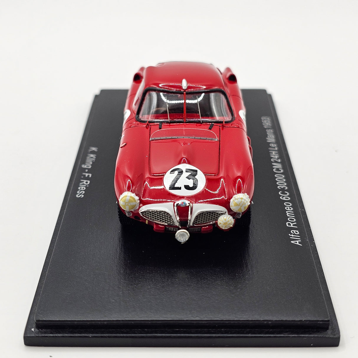 Spark Alfa Romeo 6C 3000 CM #23 SpA Alfa Romeo 24Hrs Le Mans 1953 1/43 Scale