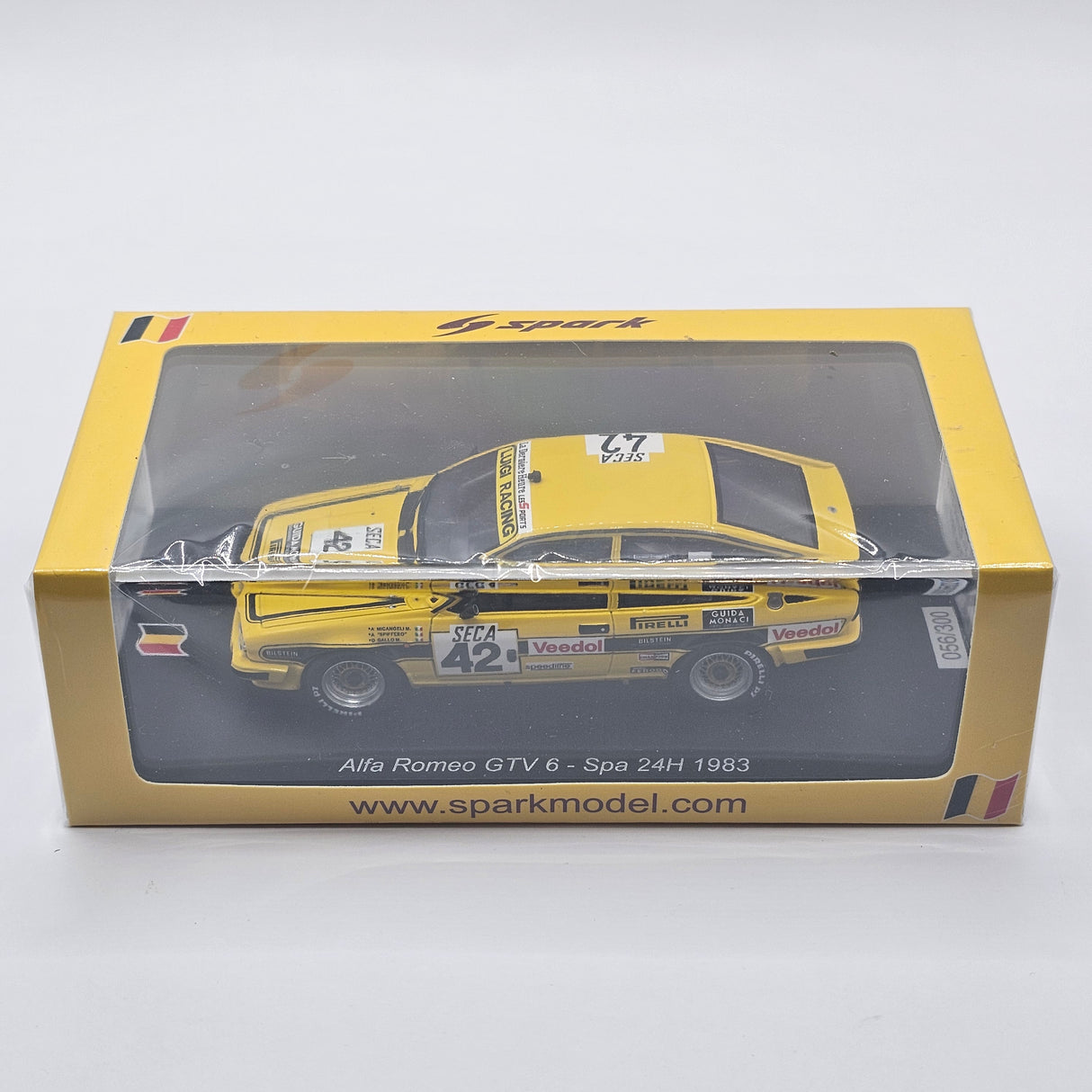 Spark Alfa Romeo Alfetta GTV/6 #42 Luigi Racing 24Hrs Spa 1983 1/43 Scale
