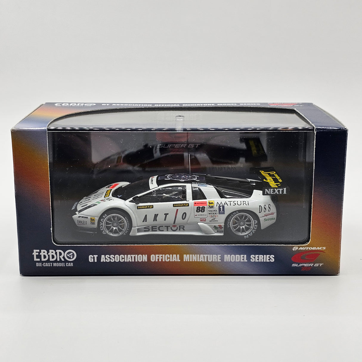 EBBRO Lamborghini Murcielago #88 JLOC Super GT GT500 2005 1/43 Scale