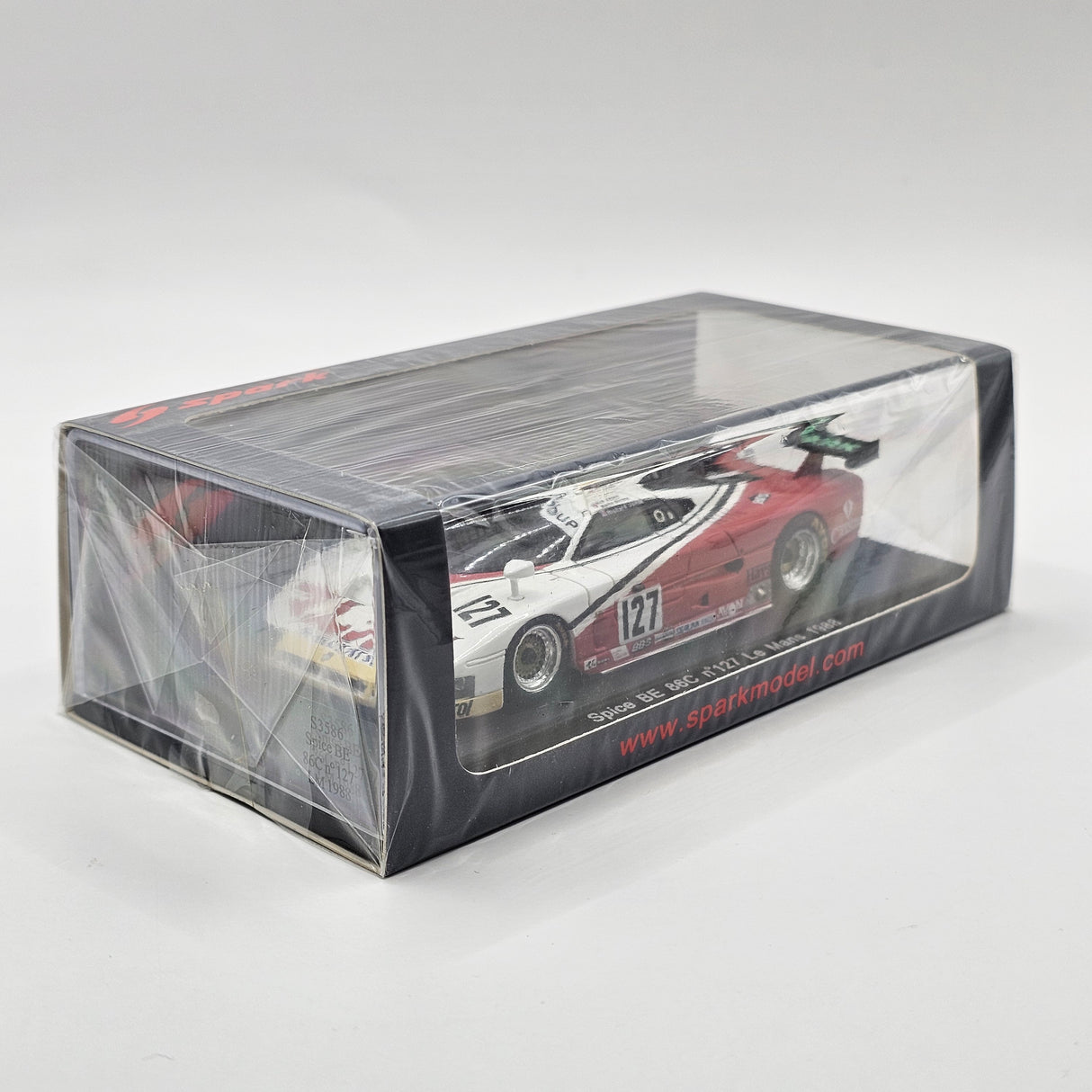 Spark Spice SE 86C #127 Chamberlain Engineering Le Mans 1988 1/43 Scale S3586