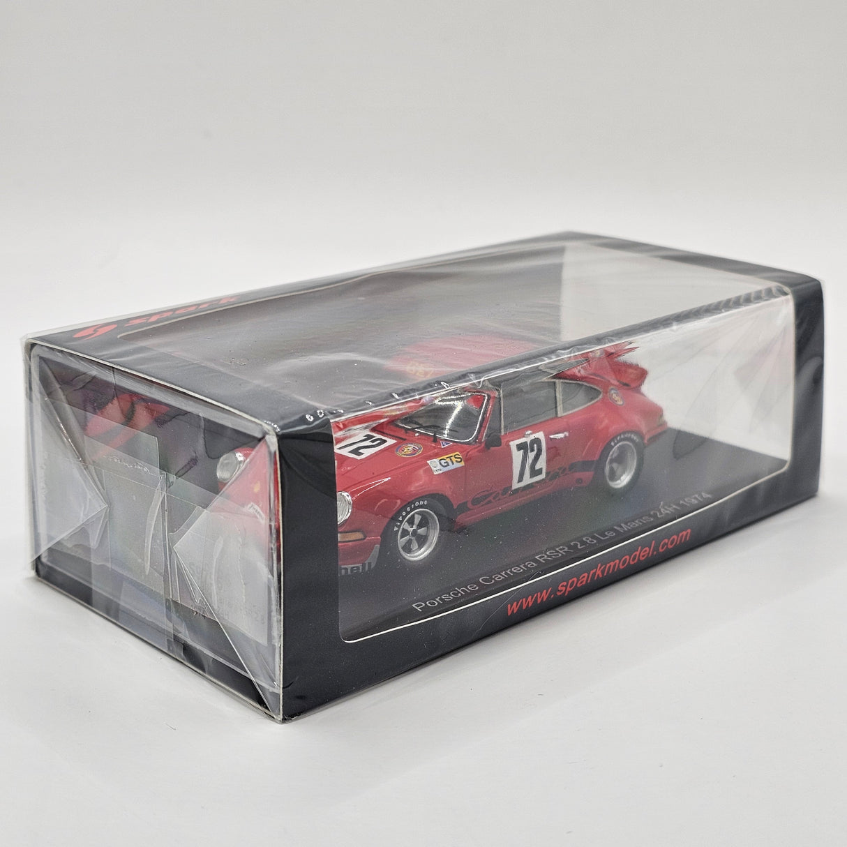 Spark Porsche Carrera 2.8 RSR #72 Polifac Gelo Racing Team 24Hrs Le Mans 1974 1/43 Scale S9796