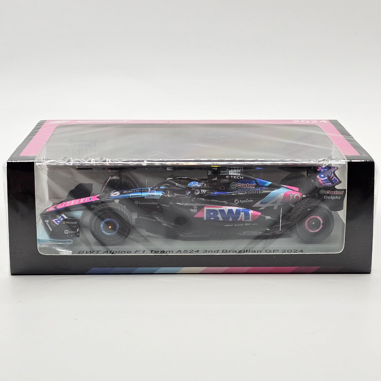 Spark Alpine A524 #10 Pierre Gasly 3rd Brazilian F1 GP 2024 1/43 Scale S9552