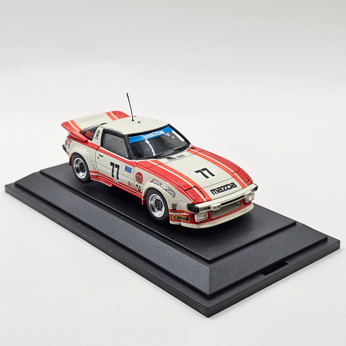 EBBRO Mazda RX-7 Savanna #77 Mazda Technical Daytona 24Hrs 1979 1/43 Scale