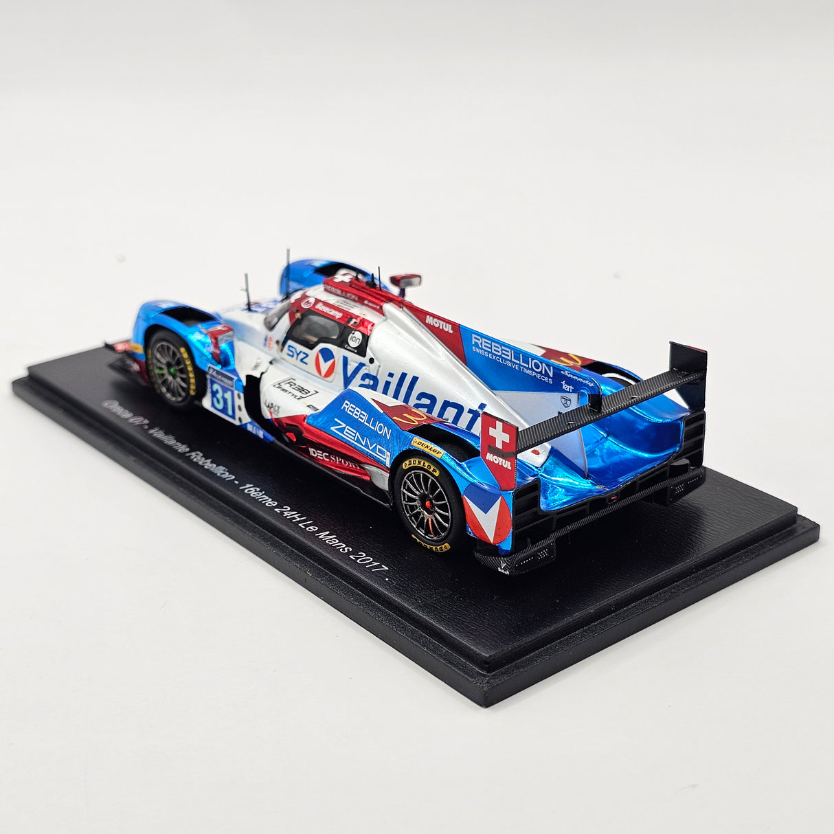 Spark Oreca 07 Gibson #31 Vaillante Rebellion 24Hrs Le Mans 2017 1/43 Scale MV10