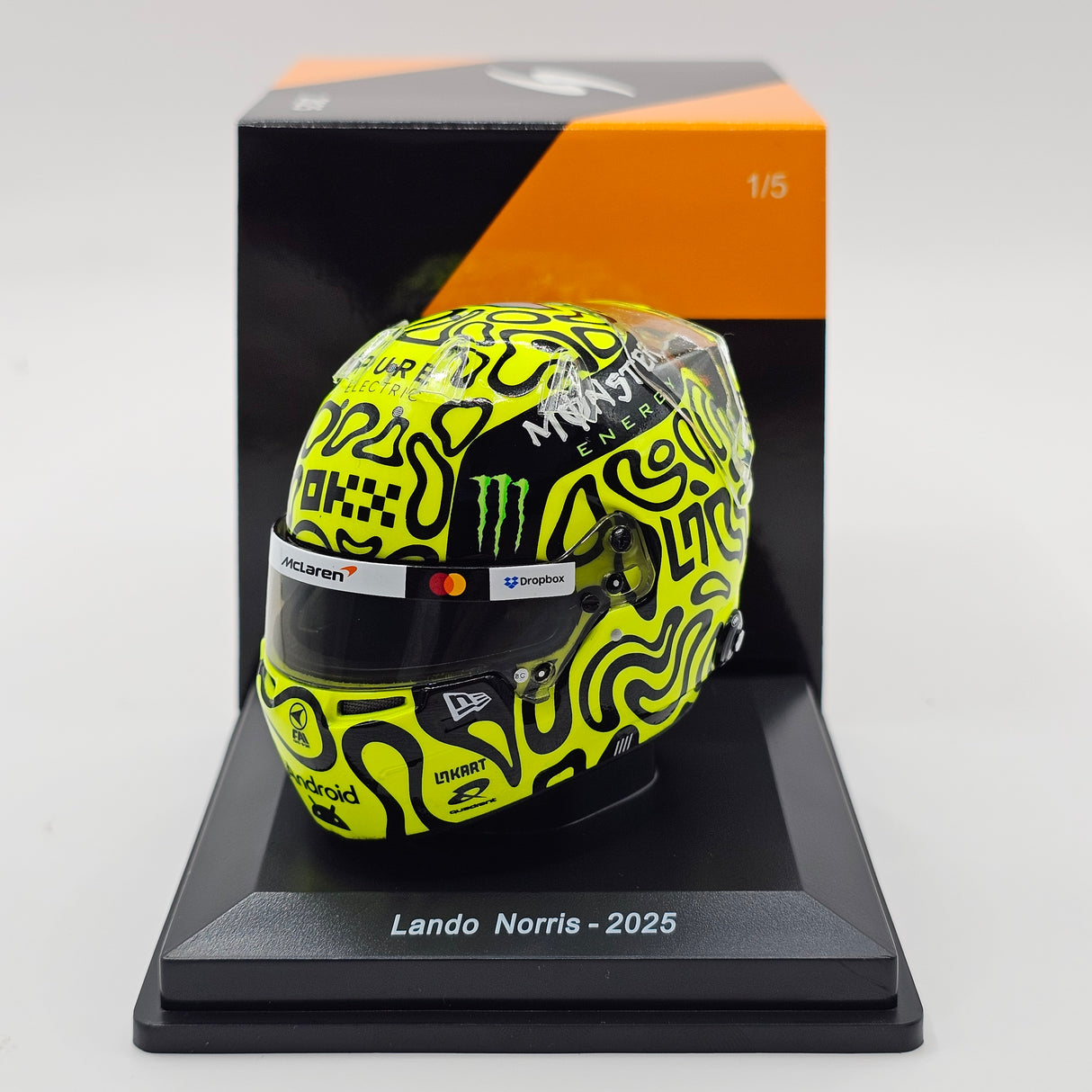 Spark Lando Norris McLaren Formula 1 Team 2025 Helmet 1/5 Scale 5HF188