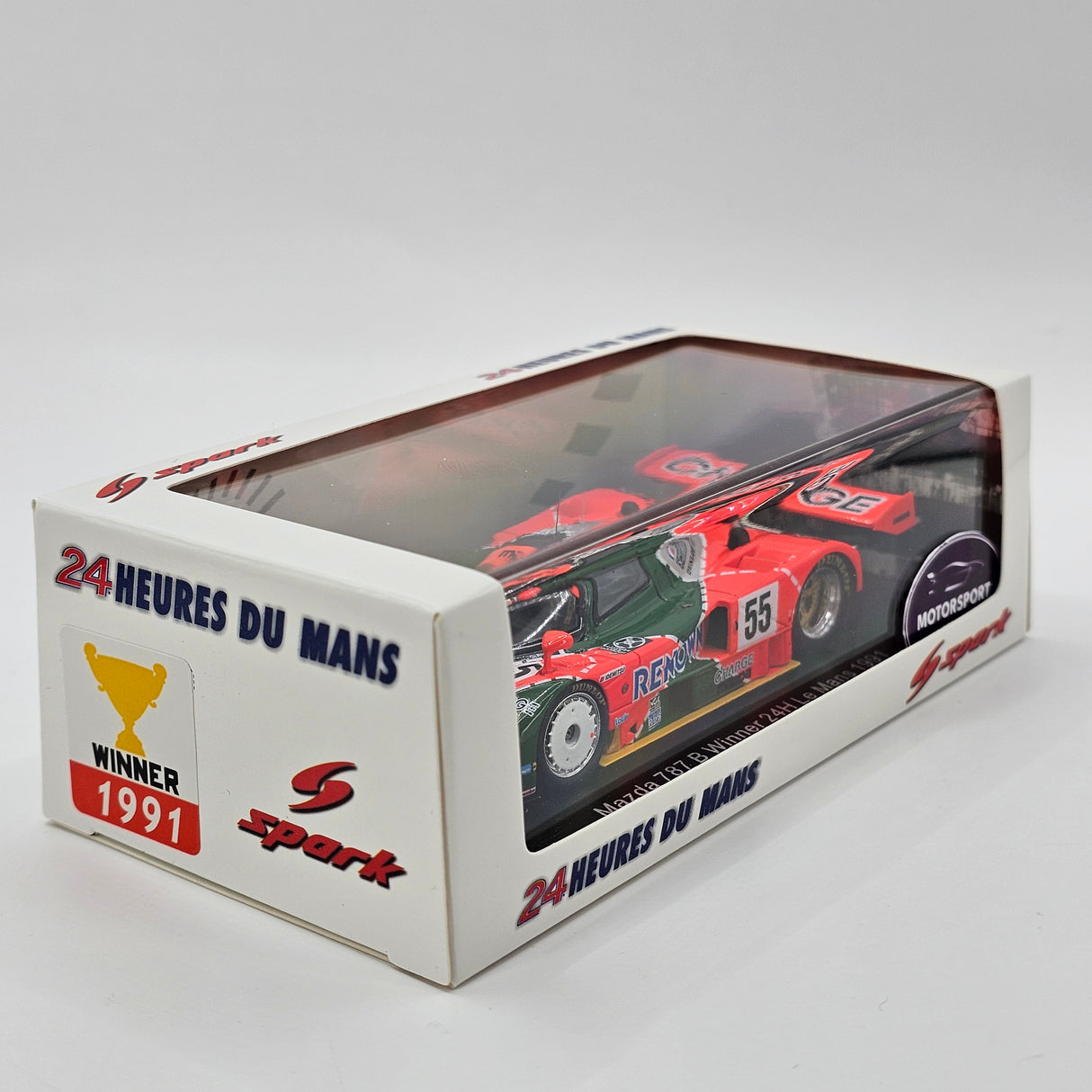 Spark Mazda 787B #55 Mazdaspeed Winner 24Hrs Le Mans 1991 1/43 Scale