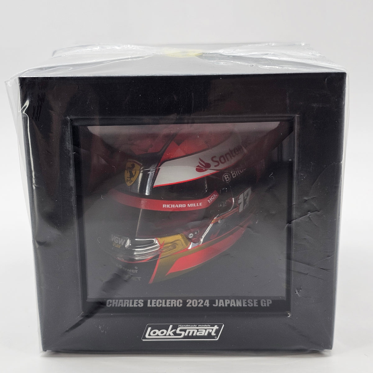 Looksmart Charles Leclerc Japanese GP 2024 Jules Bianchi Tribute Helmet 1/5 Scale