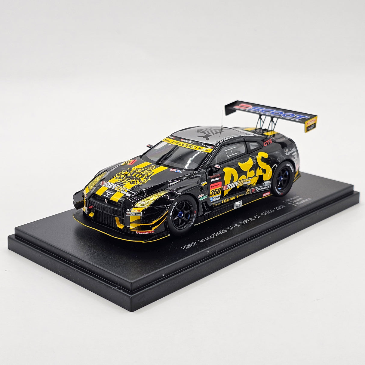 EBBRO Nissan GT-R GT3 GT300 #360 Tomei Sport Super GT 2016 1/43 Scale