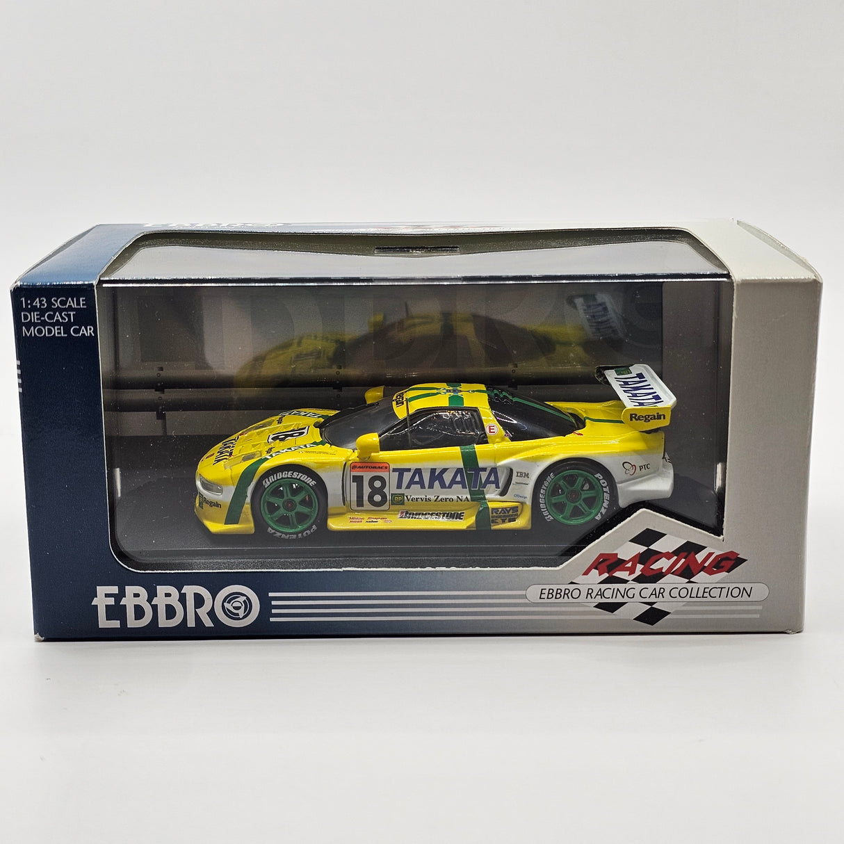 EBBRO Honda NSX #18 Mugen x Dome Project JGTC GT500 2001 1/43 Scale