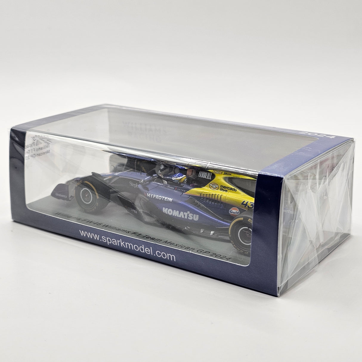 Spark Williams FW46 #43 Franco Colapinto Mexican F1 GP 2024 1/43 Scale S9554