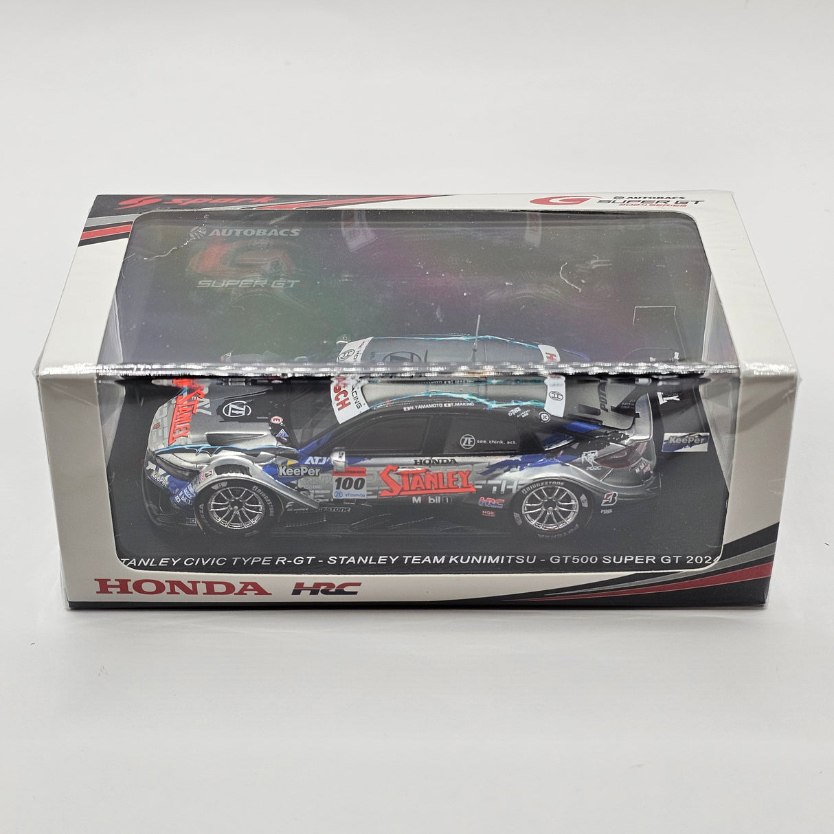 Spark Honda Civic Type R-GT #100 Kunimitsu Super GT GT500 2024 1/43 Scale