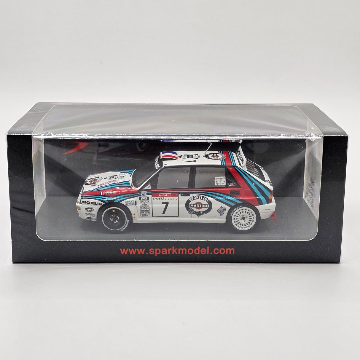 Spark Lancia Delta HF Integrale Evo #7 Bugalski Tour de Corse 1992 1/43 Scale S9018