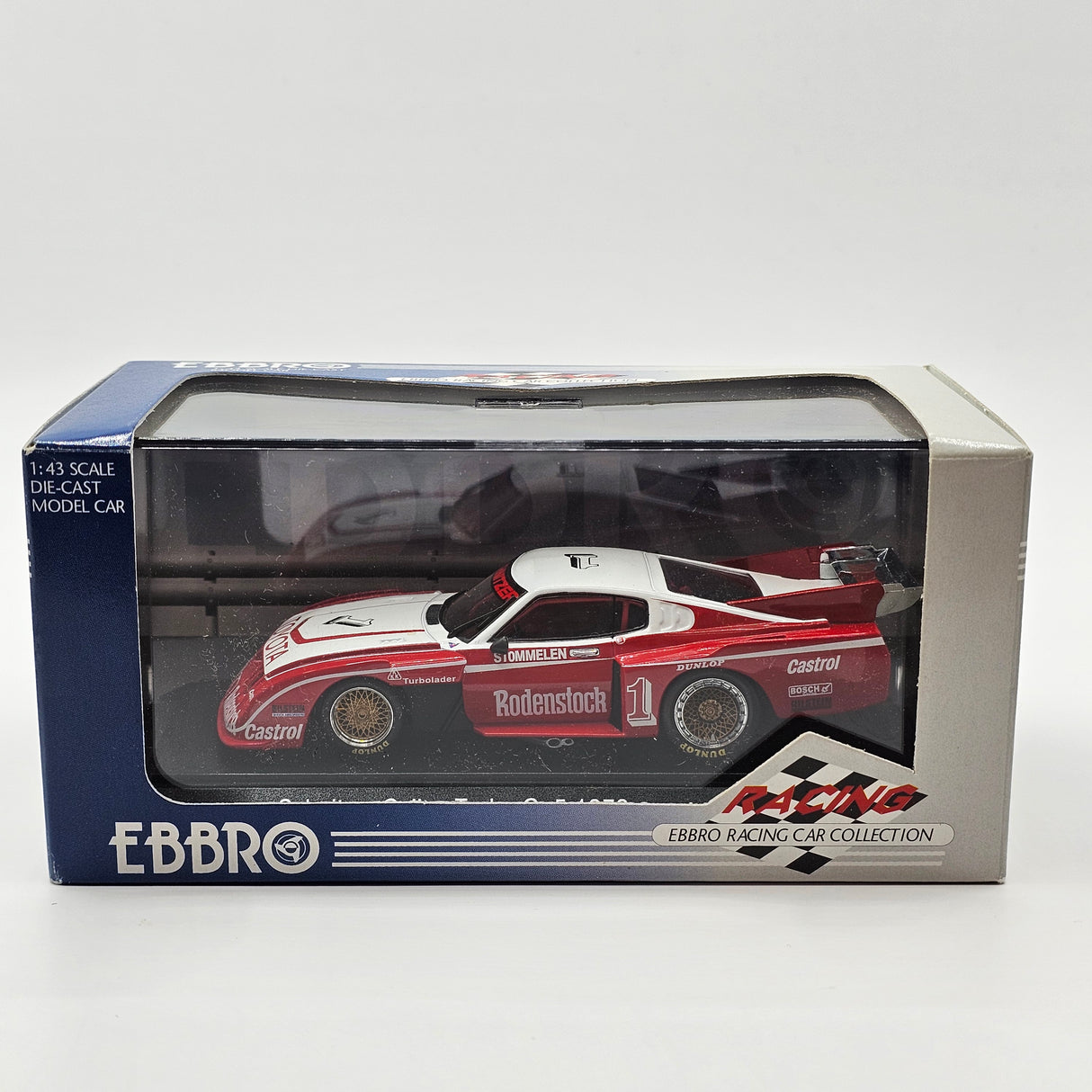 EBBRO Toyota Celica Liftback Turbo Gr.5 DRM #1 Schnitzer 1978 1/43 Scale