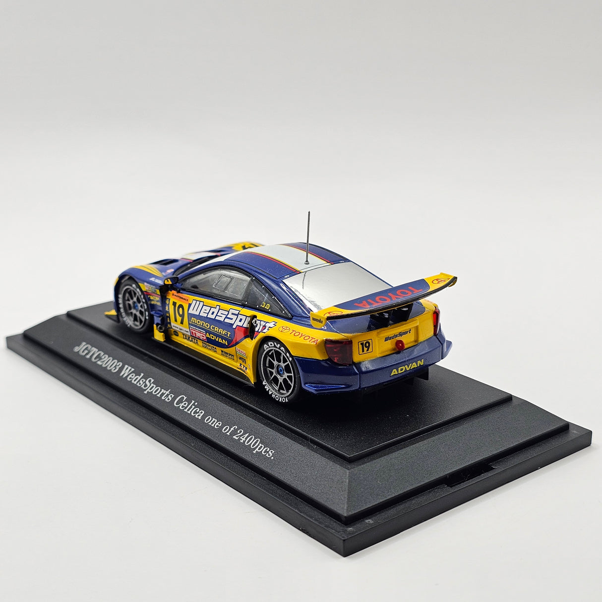 EBBRO Toyota Celica #19 WedsSport Racing Project Bandoh JGTC GT300 2003 1/43 Scale