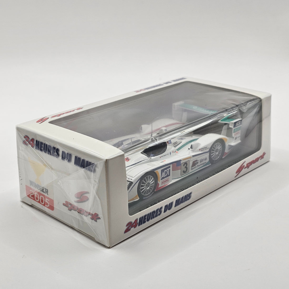 Spark Audi R8 #3 ADT Champion Racing 24Hrs Le Mans 2005 Winner 1/43 Scale 43LM05