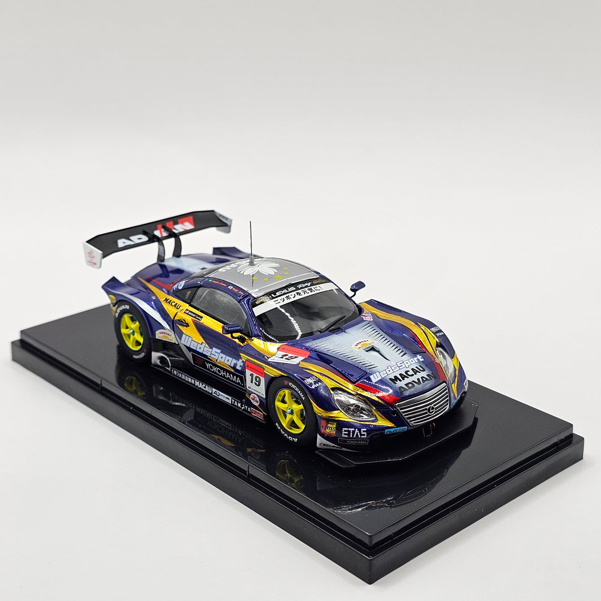 EBBRO Lexus SC430 #19 Lexus Team WedsSport Bandoh Super GT GT500 2012 1/43 Scale