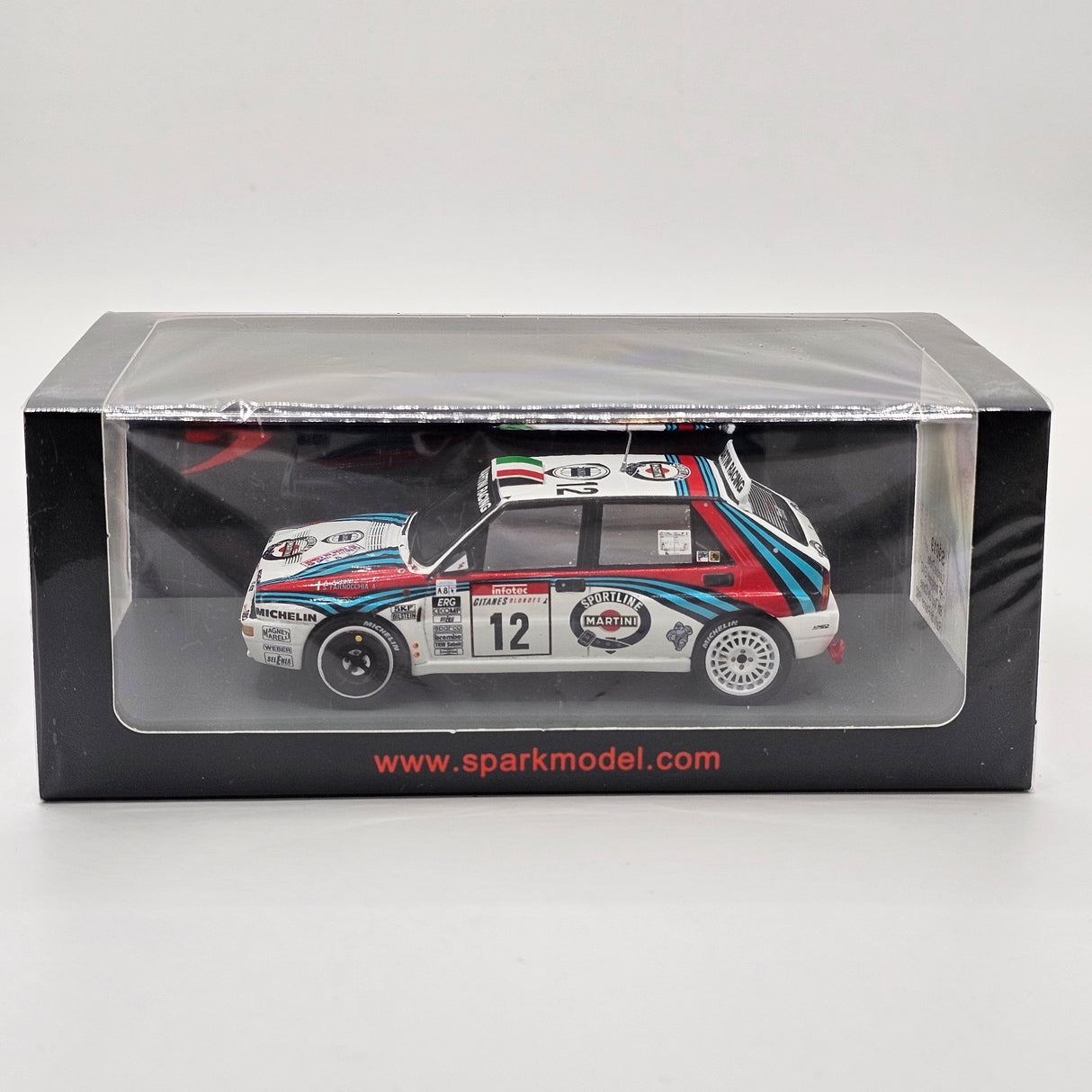 Spark Lancia Delta HF Integrale Evo #12 Aghini Tour de Corse 1992 1/43 Scale S9019