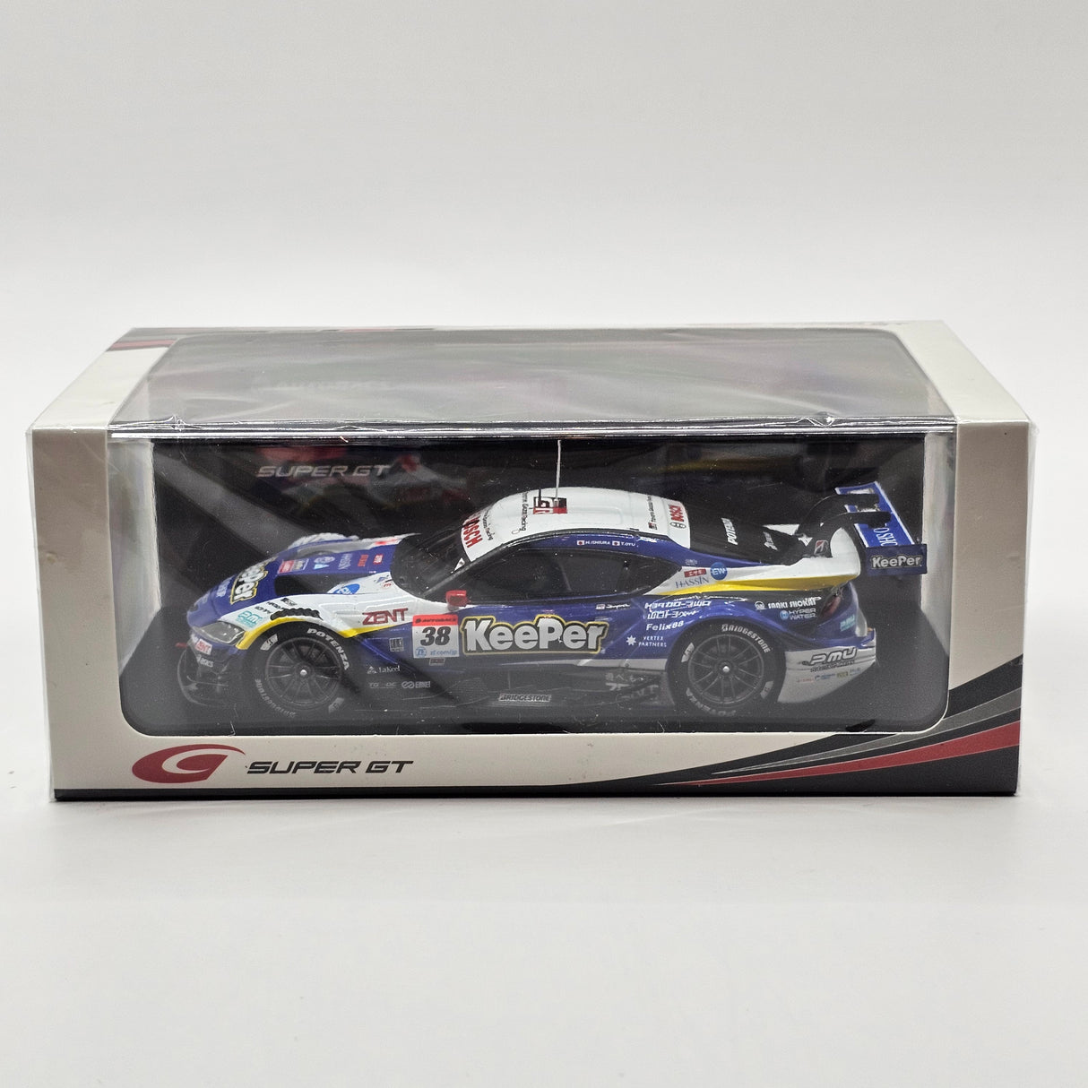 Spark Toyota GR Supra #38 KeePer Cerumo Super GT GT500 2024 1/43 Scale