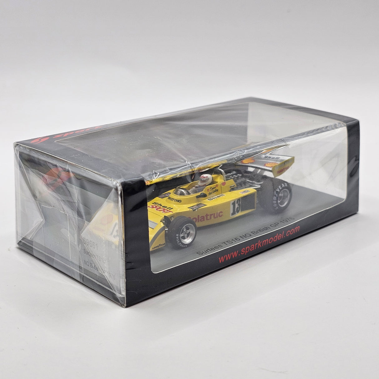 Spark Surtees TS16 #13 Divina Galica British F1 GP 1976 1/43 Scale S9661
