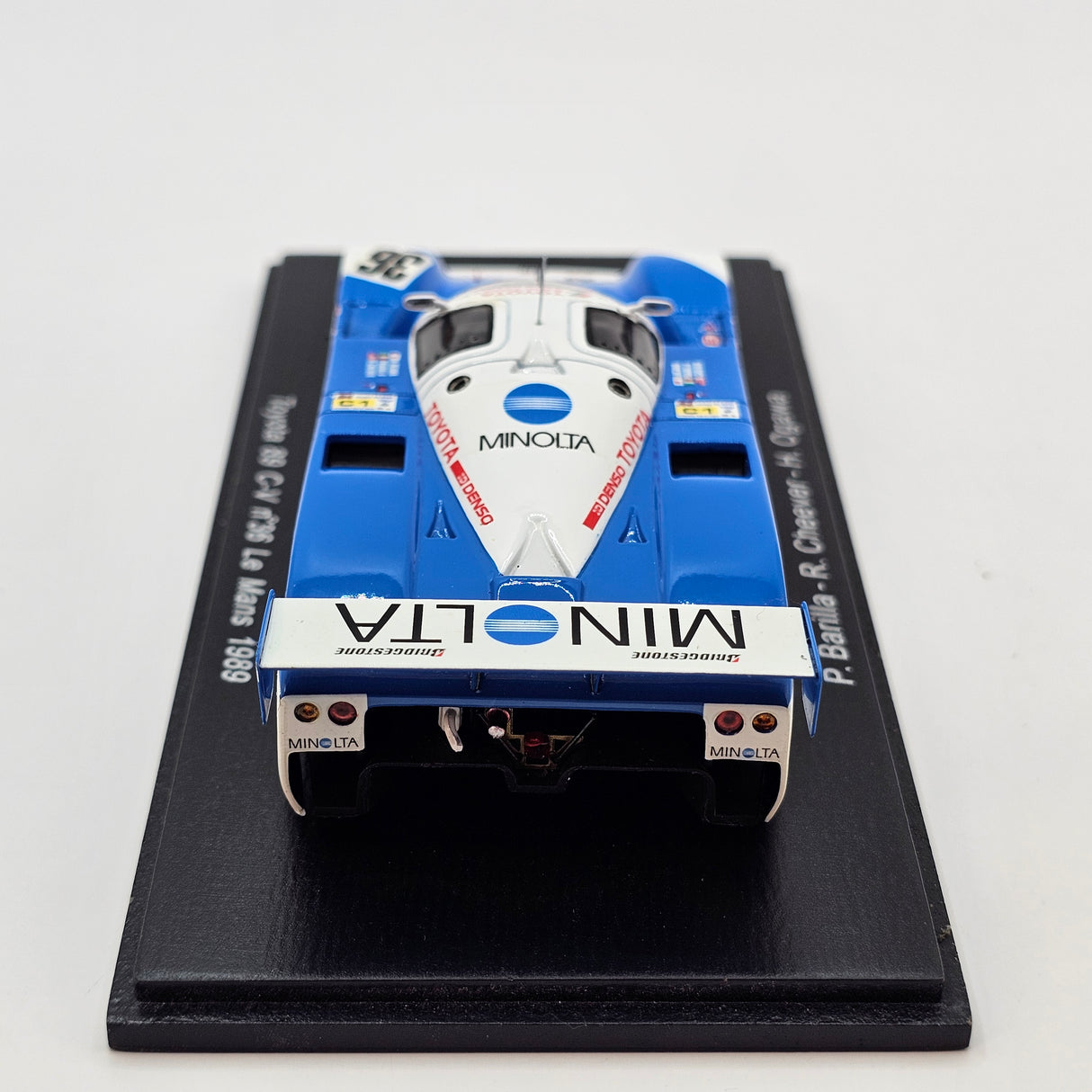 Spark Toyota 89C-V #36 Toyota Team TOM'S 24Hrs Le Mans 1989 1/43 Scale S2358