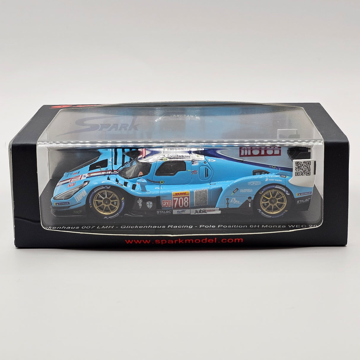 Spark Glickenhaus 007 LMH #708 Glickenhaus Racing 6Hrs Monza 2022 1/43 Scale