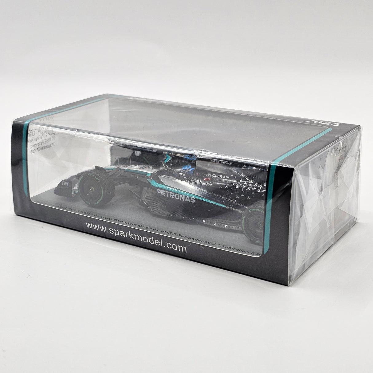 Spark Mercedes F1 W16 #63 George Russell Australian GP 2025 3rd 1/43 Scale S9572