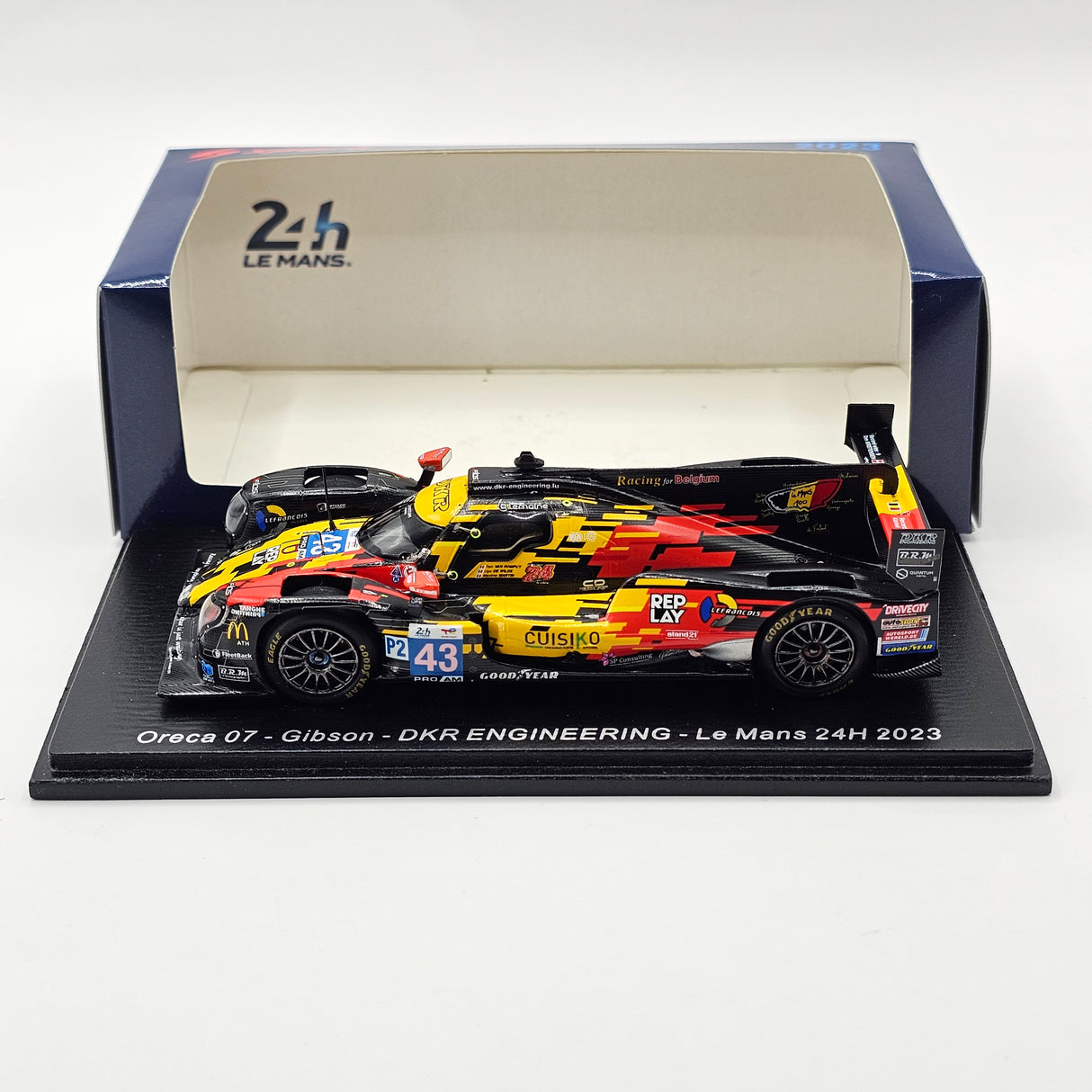 Spark Oreca 07 Gibson #43 DKR Engineering 24Hrs Le Mans 2023 1/43 Scale S8750