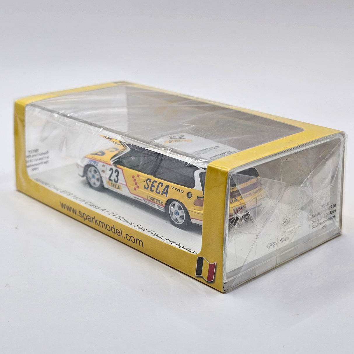 Spark Honda Civic EF9 #23 Toison d'Or Class A1 Winner 24Hrs Spa 1990 1/43 Scale