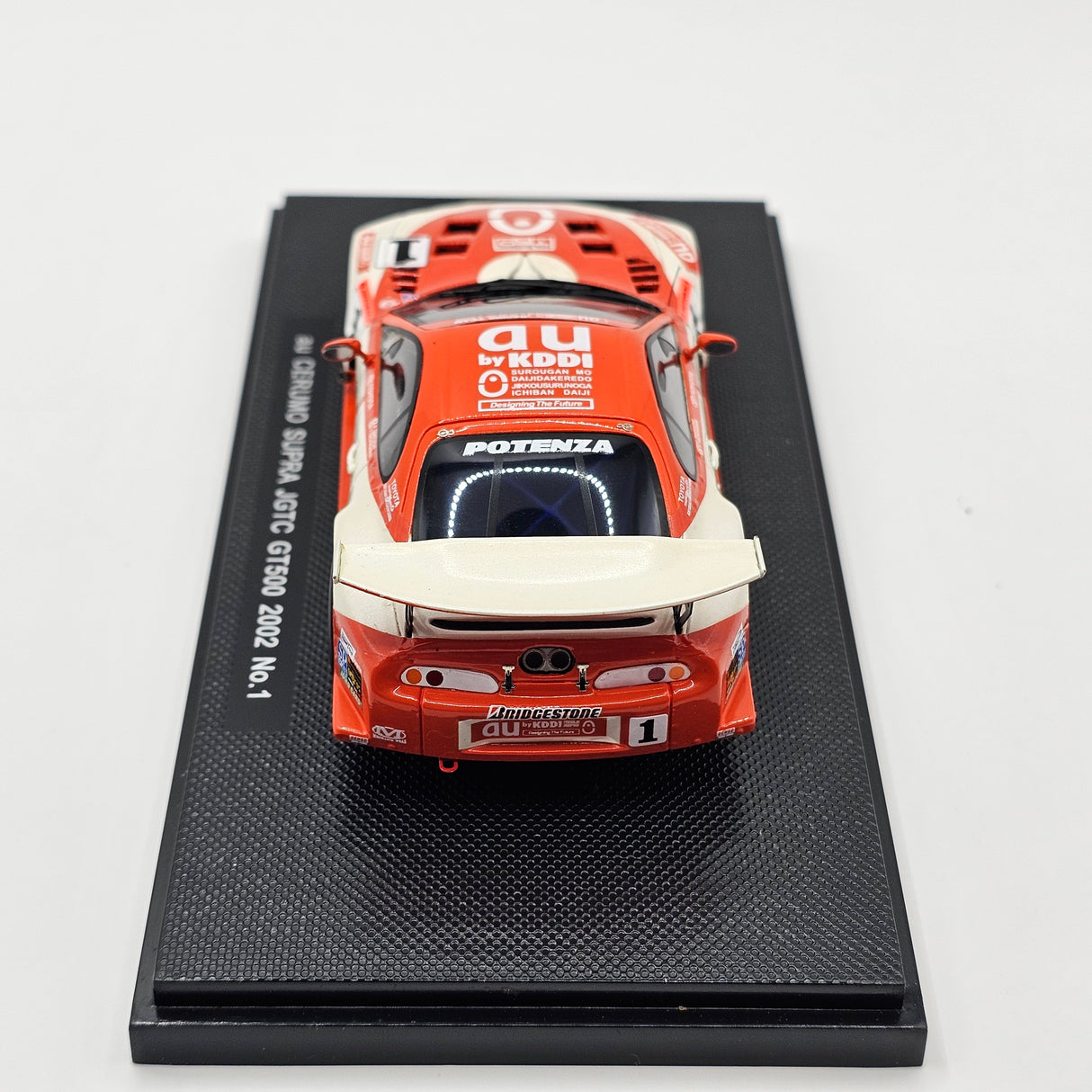EBBRO P4 Toyota Supra #1 au Cerumo JGTC GT500 2002 Resin Collection 1/43 Scale