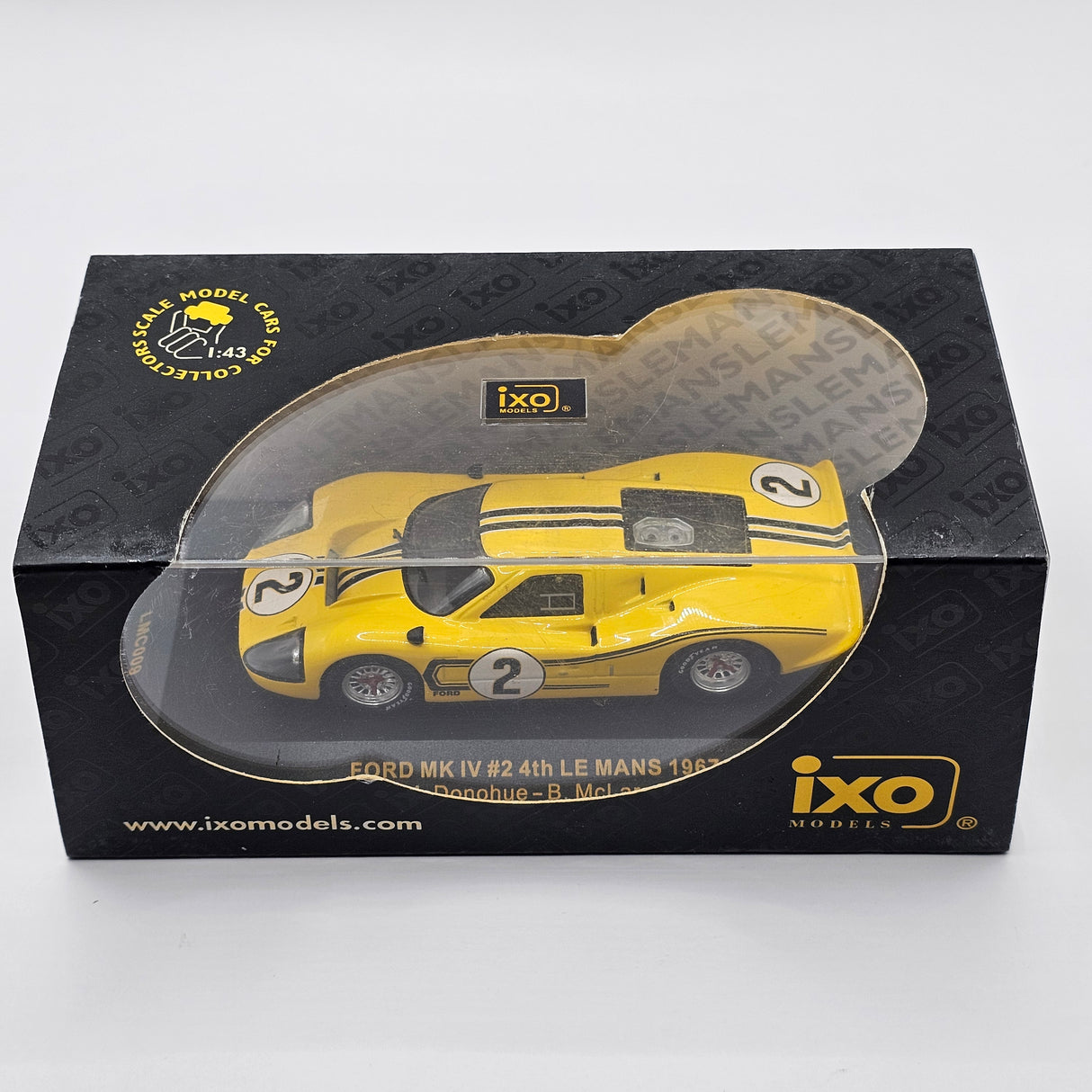 IXO Ford Mark IV #2 Ford Motor Company Shelby American Le Mans 1967 1/43 Scale