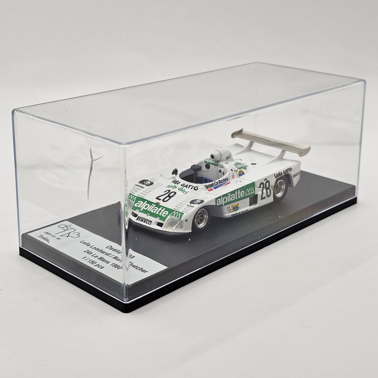 Trofeu DSN Osella PA8 #28 Scuderia Torino Corse 24Hrs Le Mans 1980 1/43 Scale