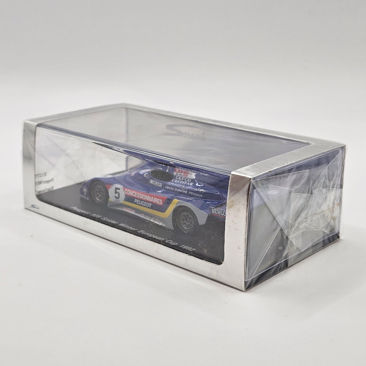 Spark Peugeot 905 Spyder #5 Éric Hélary Winner European Cup 1992 1/43 Scale S1275