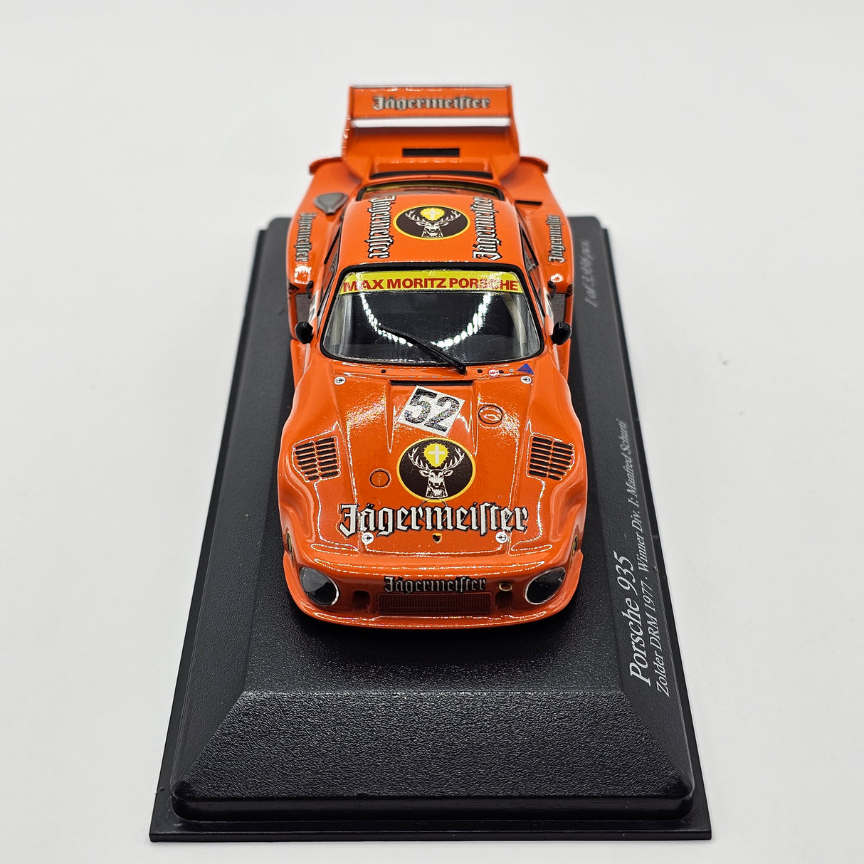 Minichamps Porsche 935 #52 Zolder DRM M. Schurti 1977 Winner 1/43 Scale